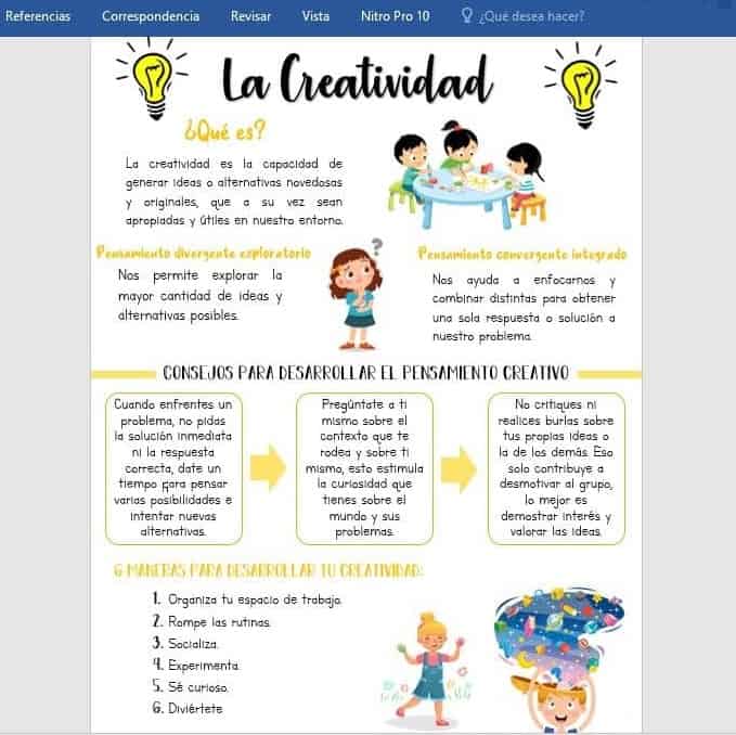 como hacer apuntes bonitos word