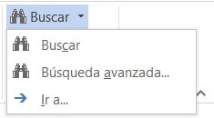 encontrar palabras en Word?