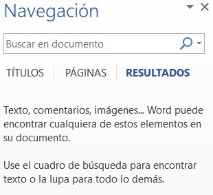 encontrar palabras en Word?